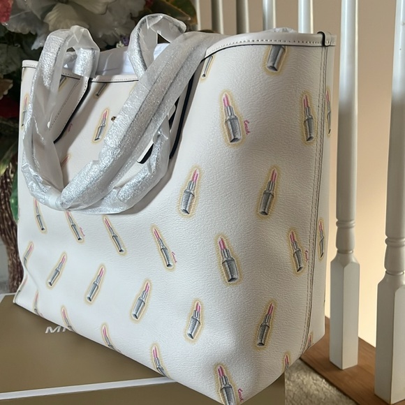 COACH LIPSTICK CITY TOTE NEW AUTHENTIC 13x11 - Picture 9 of 13